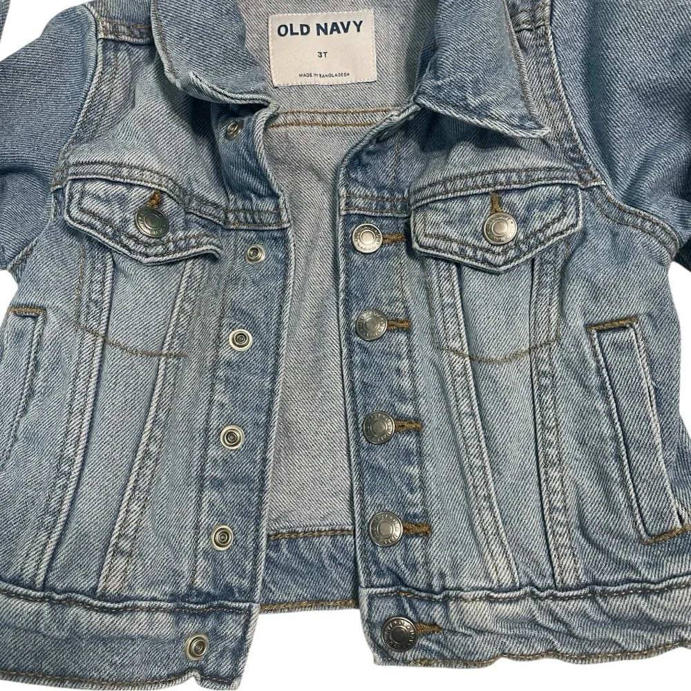 Old Navy Blue Jean Jacket Classic Denim Style